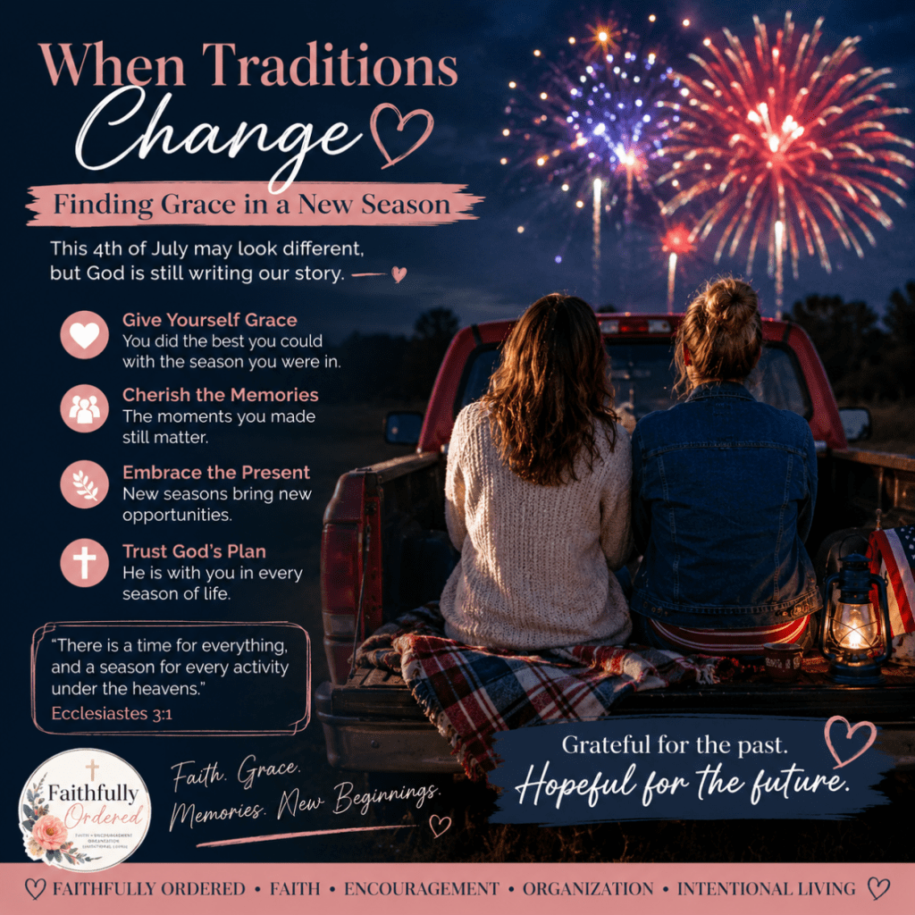 When Traditions Change: Finding Grace in the New Season